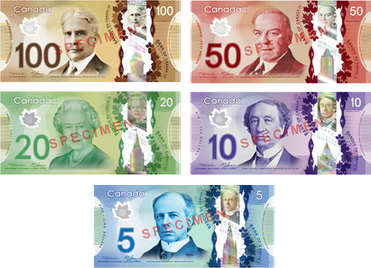 20 Canadian Dollars Polymer