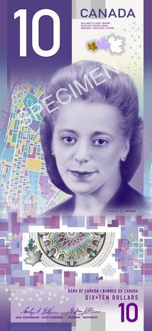 10 Canadian Dollars Polymer
