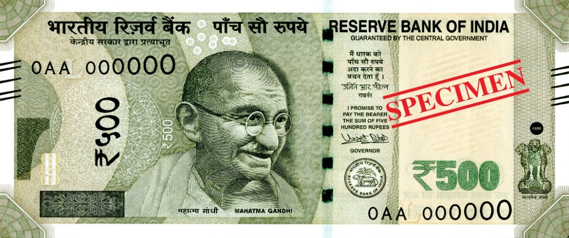 500 Rupees