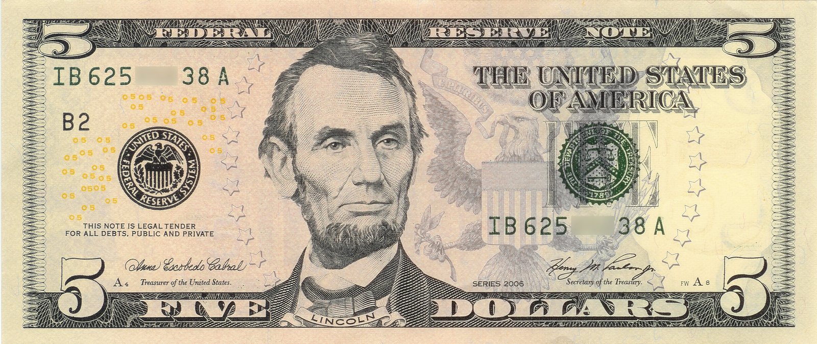 5 Dollars