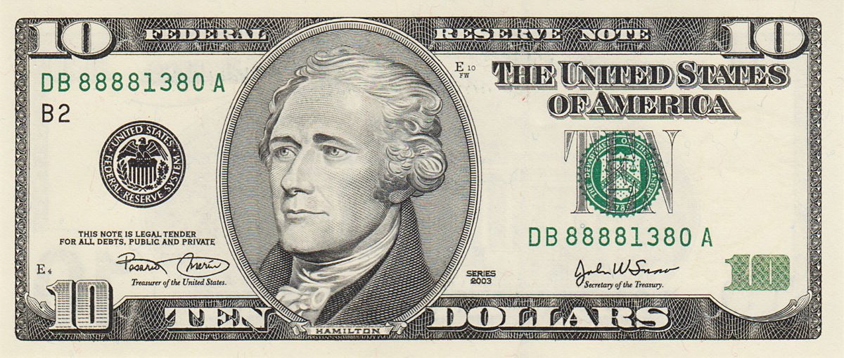 10 Dollars