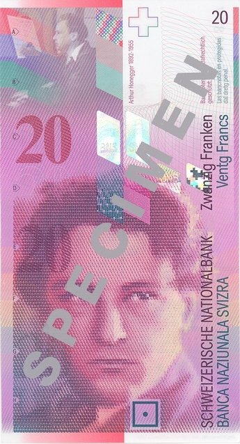 20 Swiss Francs